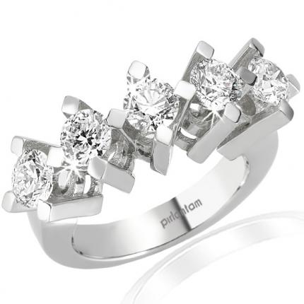 4.00 ct. HRD Sertifikalı G Color Pırlanta Beştaş
